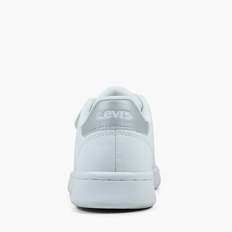 Levi's Boys Bell JR Trainers White/Silver - Image 3