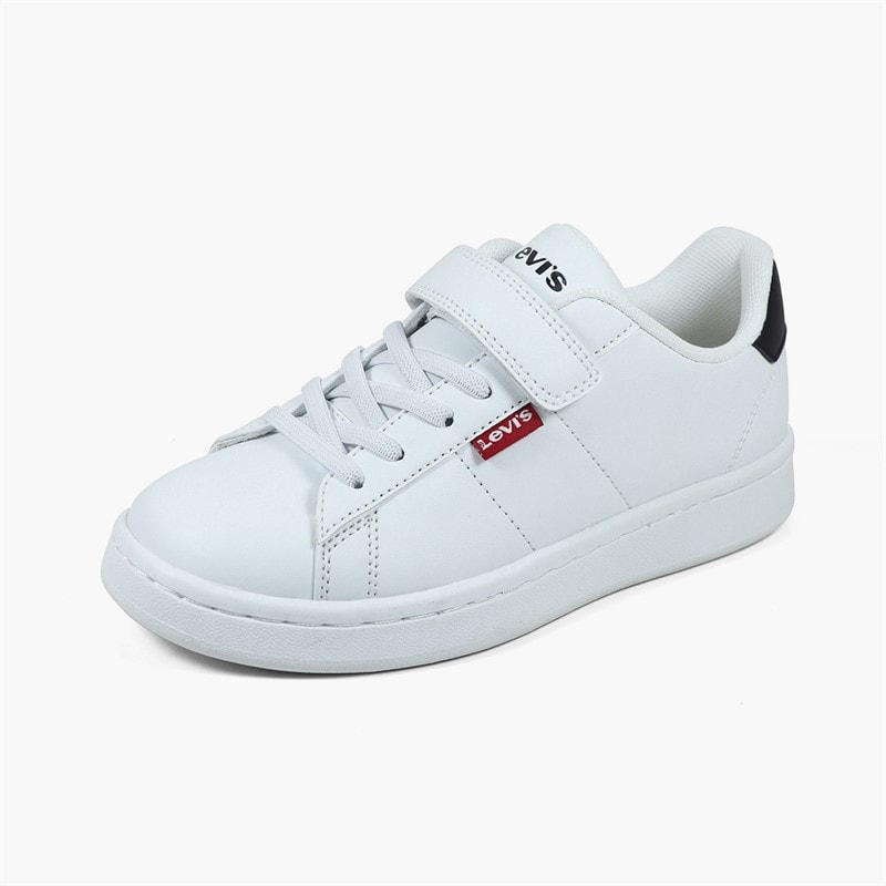 Levi's Boys Bell JR Trainers White/Black - Image 2