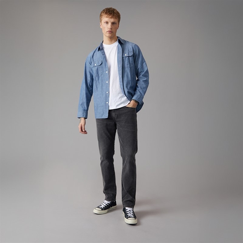 Levi's Mens 502 Taper Jeans Pepper Warm - Image 4