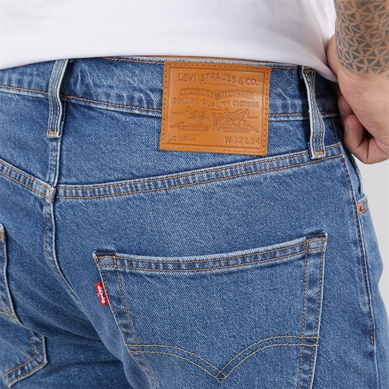 Levi's Mens 502 Taper Jeans Almost Warm - Image 3