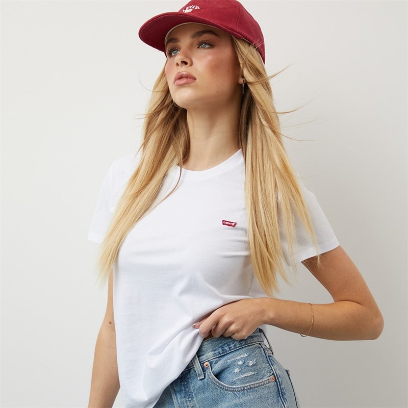Levi's Womens Perfect T-Shirt White - Image 1