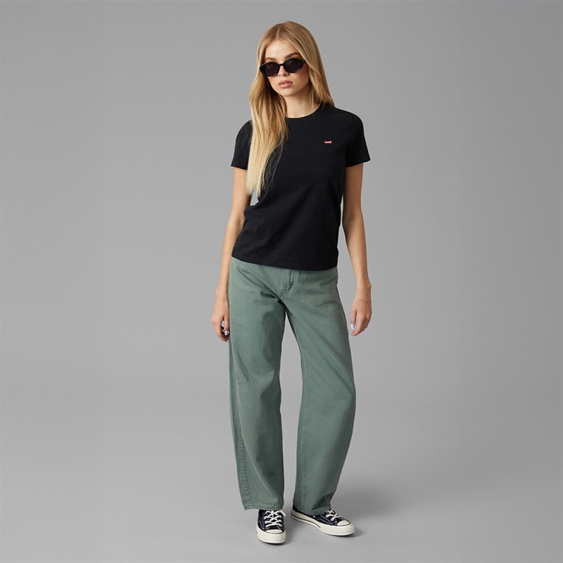 Levi's Womens Baggy Dad Barrel Jeans Washed Laurel Wreath Gd - Image 4
