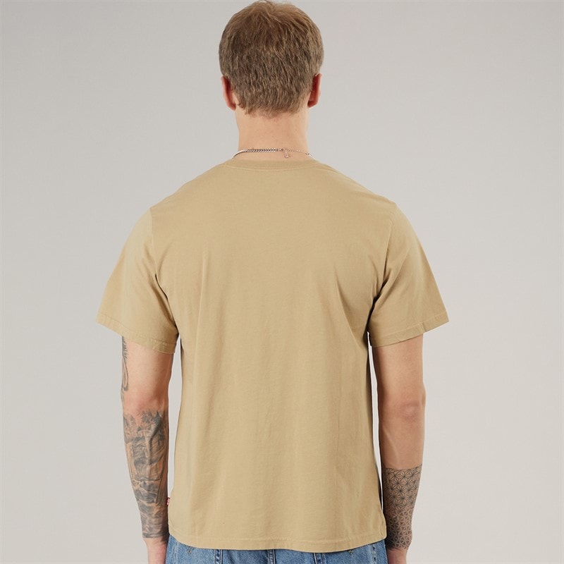 Levi's Mens Relaxed Fit T-Shirt Headline Logo 1 Chino - Image 2