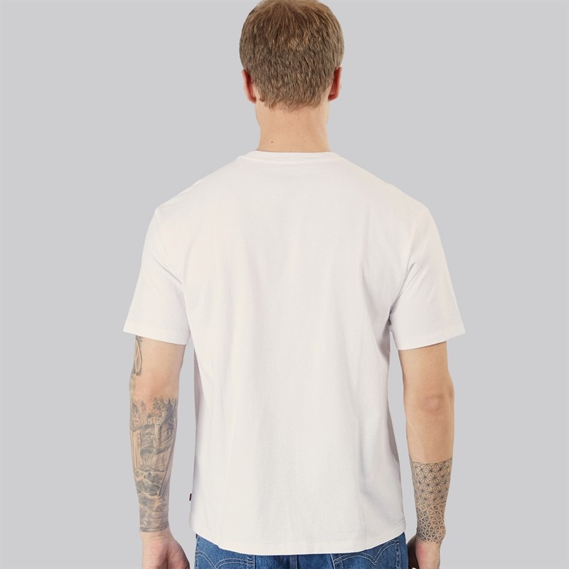 Levi's Mens Vintage Graphic T-Shirt Vintage Indigo Bw White - Image 2