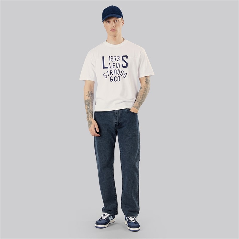 Levi's Mens 568 Loose Straight Fit Jeans The Midnight Blues Show - Image 4