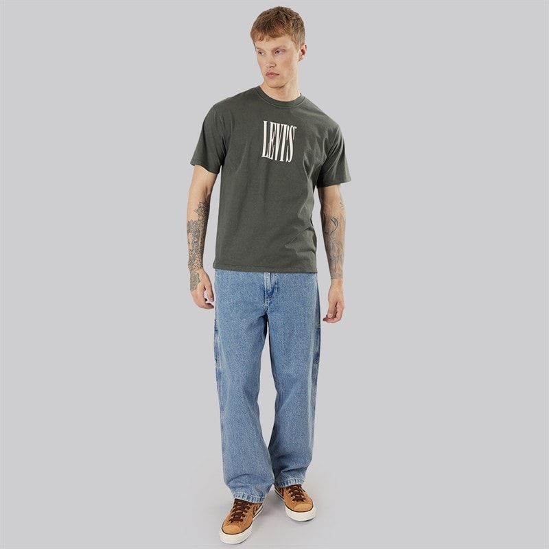 Levi's Mens 568 Loose Fit Carpenter Jeans Put In Work - Image 4