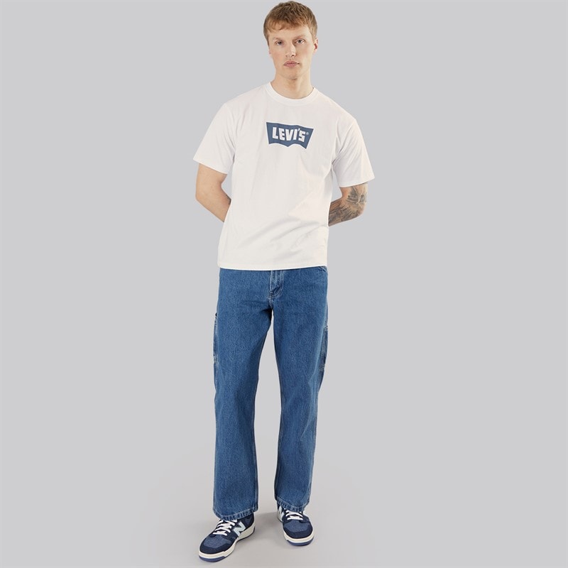 Levi's Mens 568 Loose Fit Carpenter Jeans Safe In Charm - Image 3