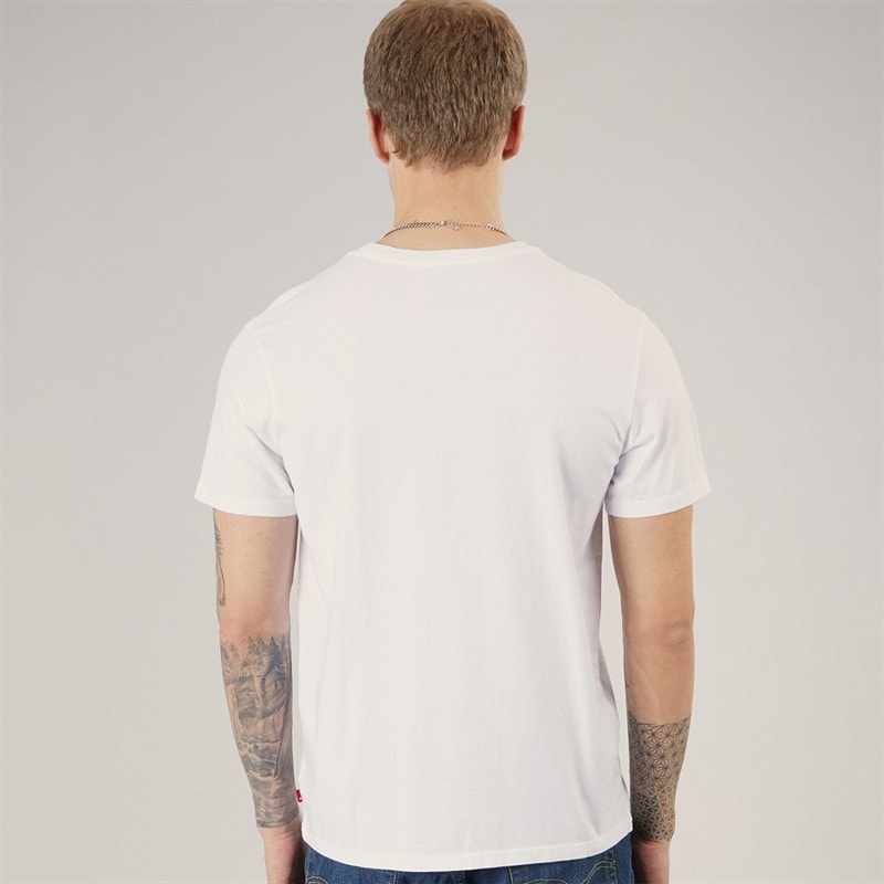 Levi's Mens Relaxed Baby T-Shirt Bright White - Image 2