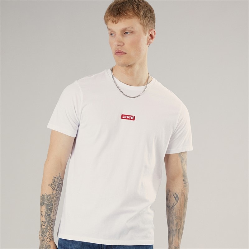 Levi's Mens Relaxed Baby T-Shirt Bright White - Image 3