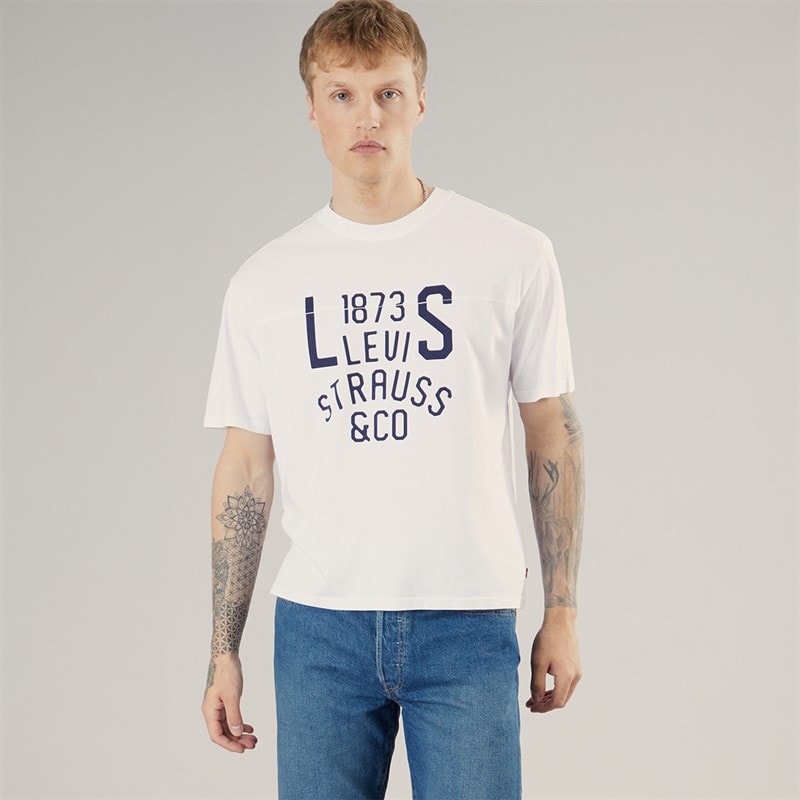 Levi's Mens Lockwood T-Shirt Bright White - Image 2