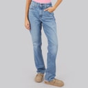 Levi's Womens 724 High Rise Straight Fit Jeans Kick Start