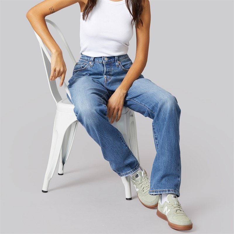 Levi's Womens 501 Straight Fit Jeans Erin Cant Wait Stretch