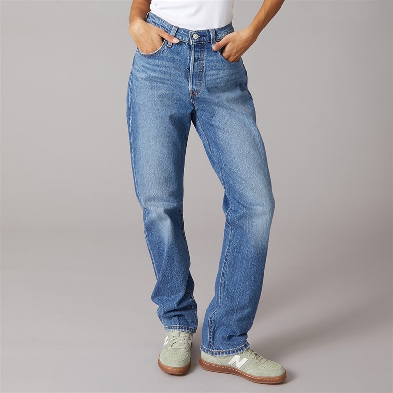 Levi's Womens 501 Straight Fit Jeans Erin Cant Wait Stretch - Image 5
