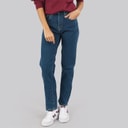 Levi's Womens 724 High Rise Straight Fit Jeans Torn Ball Gown