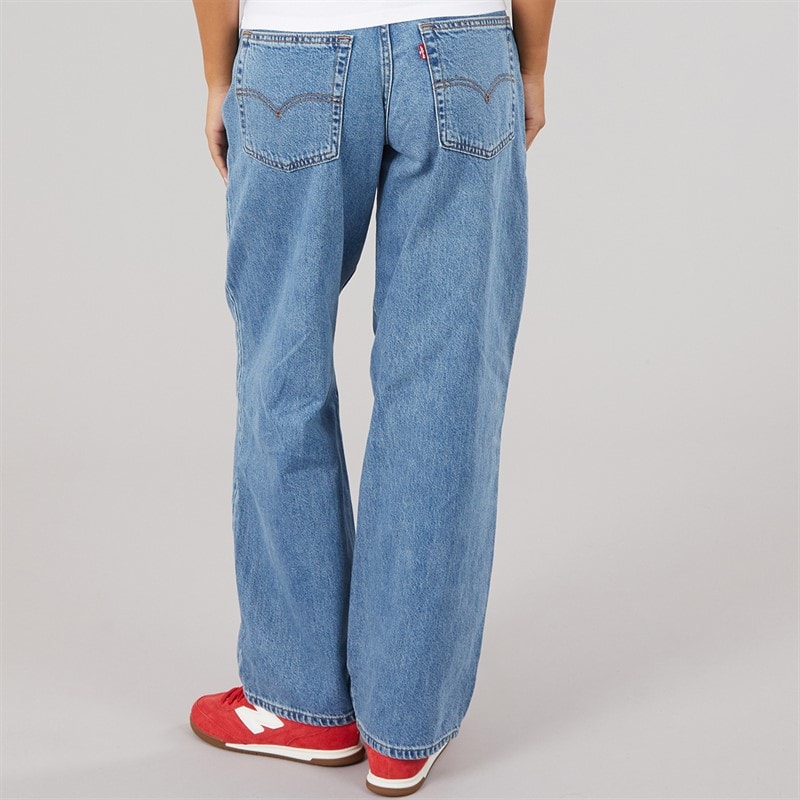 Levi's Womens Baggy Dad Jeans Own It Stone - Image 2
