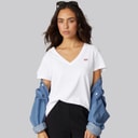 Levi's Womens Perfect V-Neck T-Shirt White
