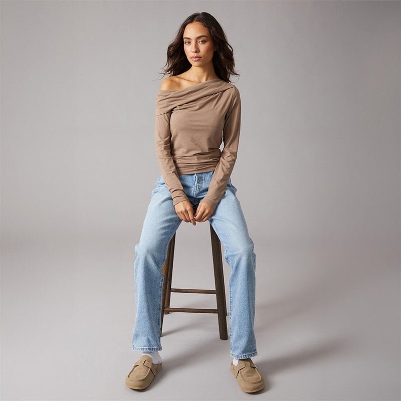 Levi's Womens 501 Straight Fit Jeans Hollow Days - Image 4