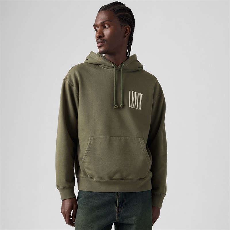 Levi's Mens Relaxed Graphic Hoodie Kambaba