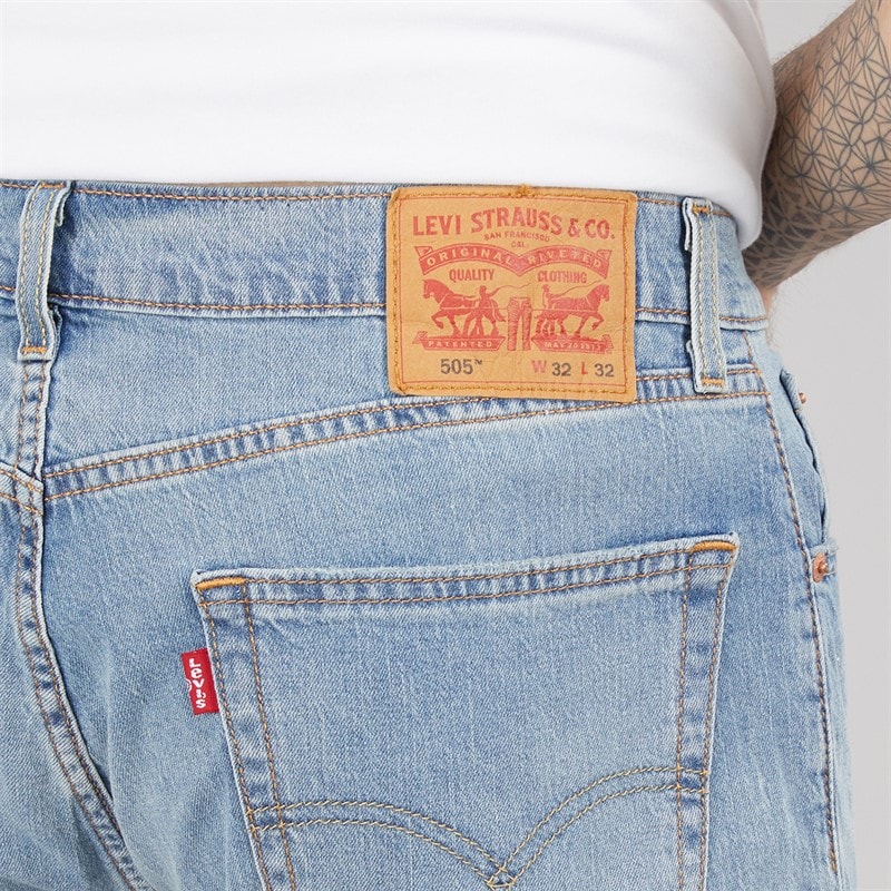Levi's Mens 505 Regular Jeans Latest Obsession - Image 3