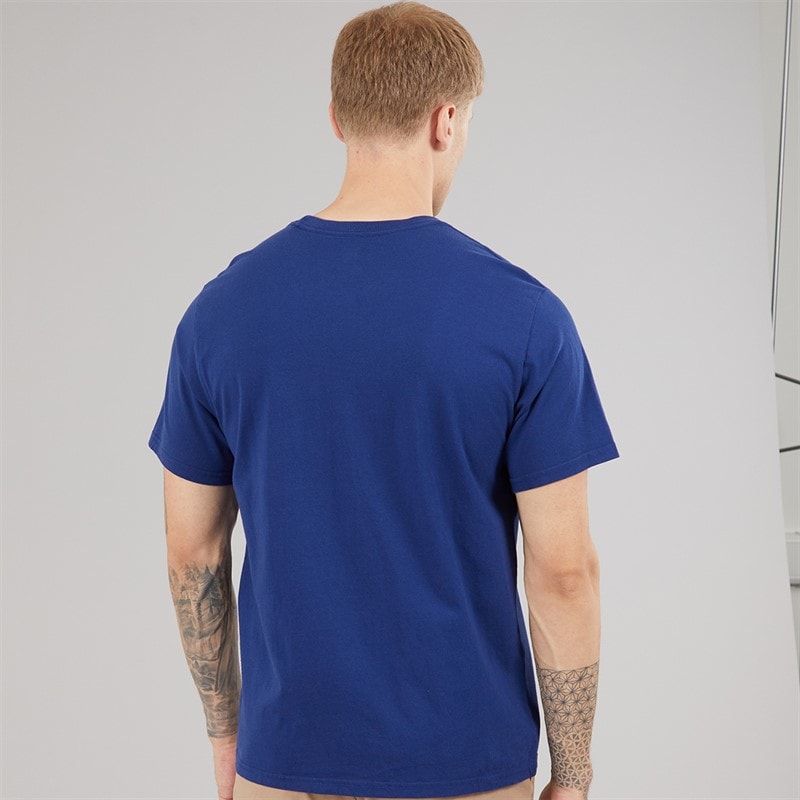 Levi's Mens Relaxed Fit T-Shirt Serif 6 Blue - Image 2