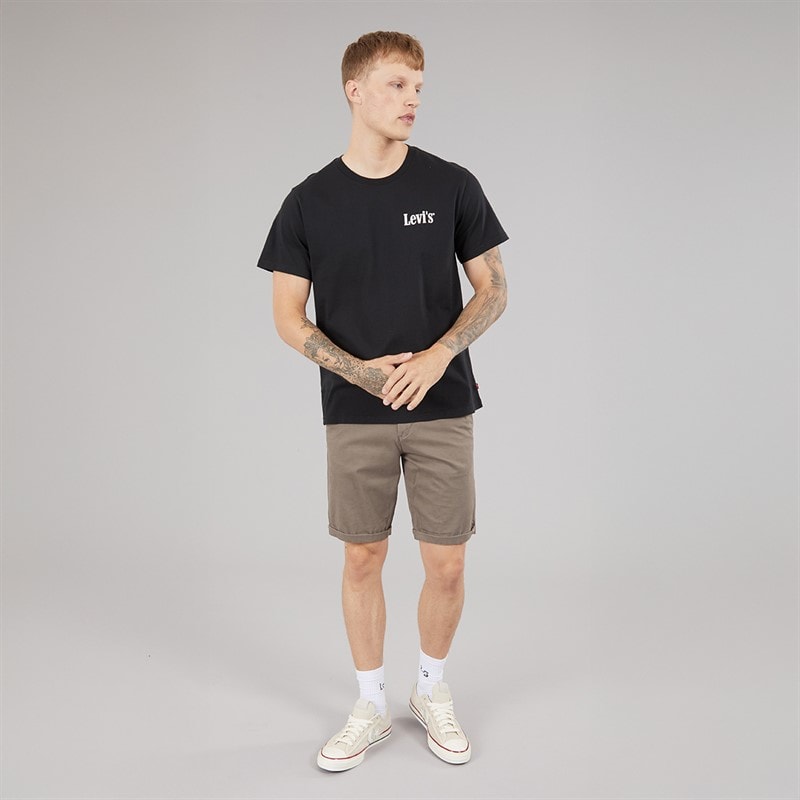 Levi's Mens Relaxed Fit T-Shirt Glizzn N The Sun Jet Black - Image 4