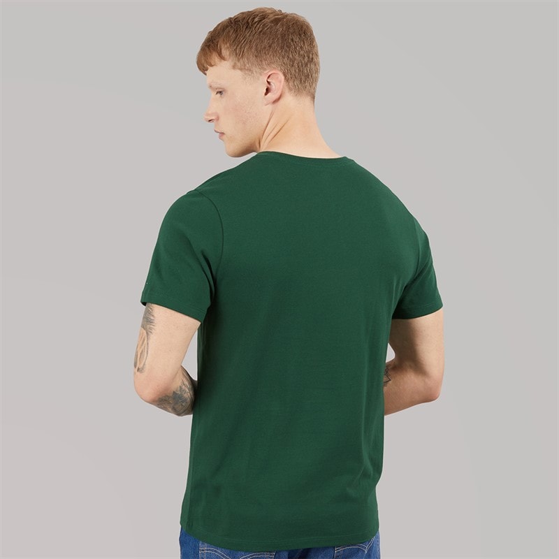 Levi's Mens Original Housemark T-Shirt Dark Green - Image 2