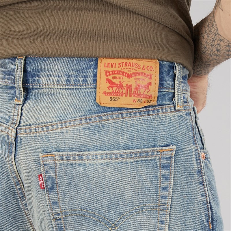 Levi's Mens 565 Loose Straight Jeans Wherever You Are - Image 3