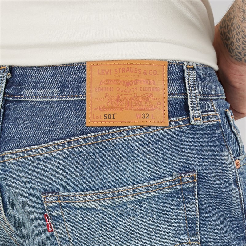 Levi's Mens 501 Original Shorts 5PM In The Mission - Image 3