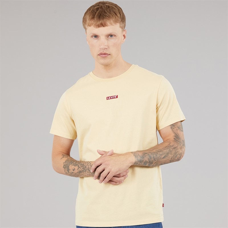 Levi's Mens Relaxed Baby Tab T-Shirt Soybean - Image 3