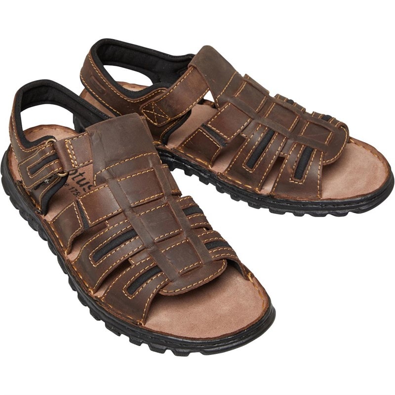 Lotus Mens Doyle Sandals Brown - Image 2