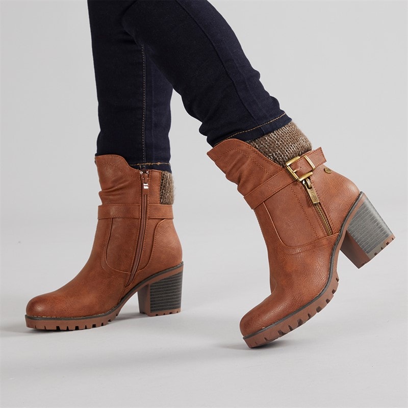 Lotus Womens Jodie Boots Tan - Image 1