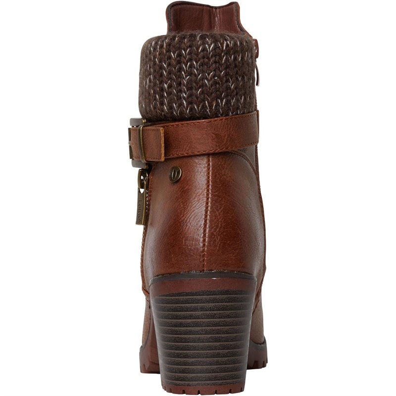 Lotus Womens Jodie Boots Tan - Image 3