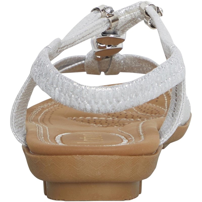 Lotus Womens Rennes Sandals Silver - Image 4