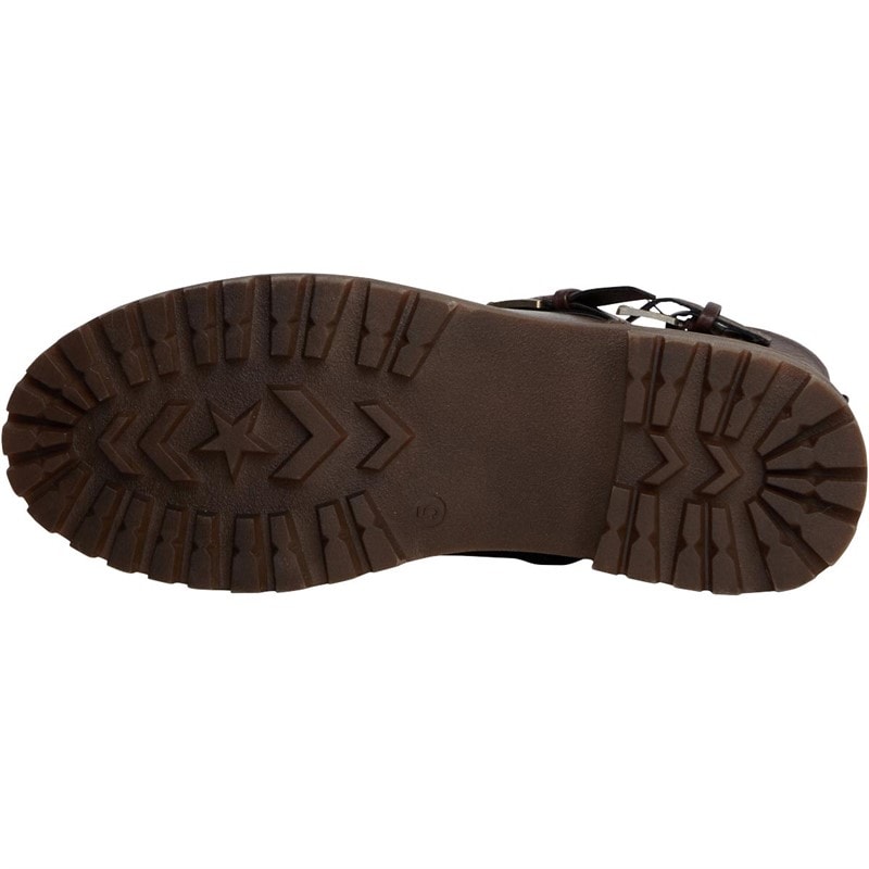 Lotus Womens Jagger Buckle Ankle Boots Brown - Image 2