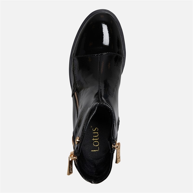 Lotus Womens Vada Ankle Boots Black - Image 4