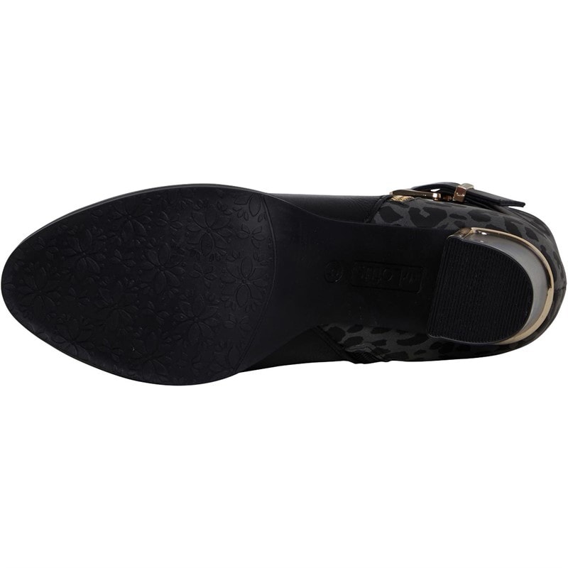 Lotus Womens Monica Heeled Ankle Boots Black - Image 2