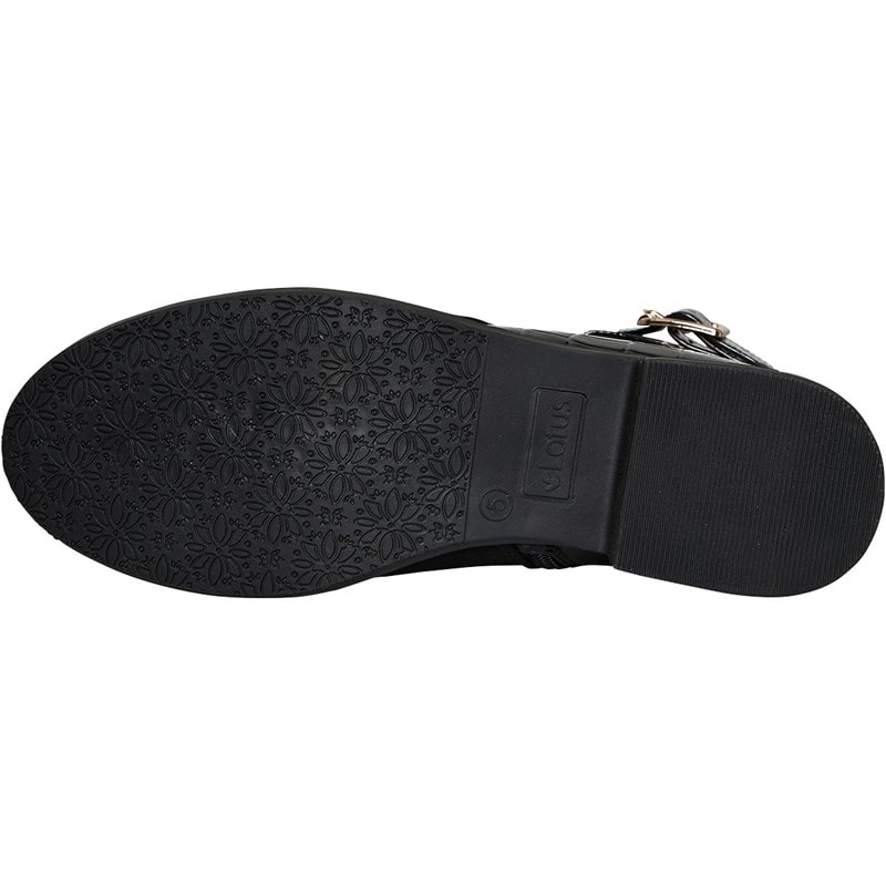 Lotus Womens Laurel Ankle Boots Black - Image 2