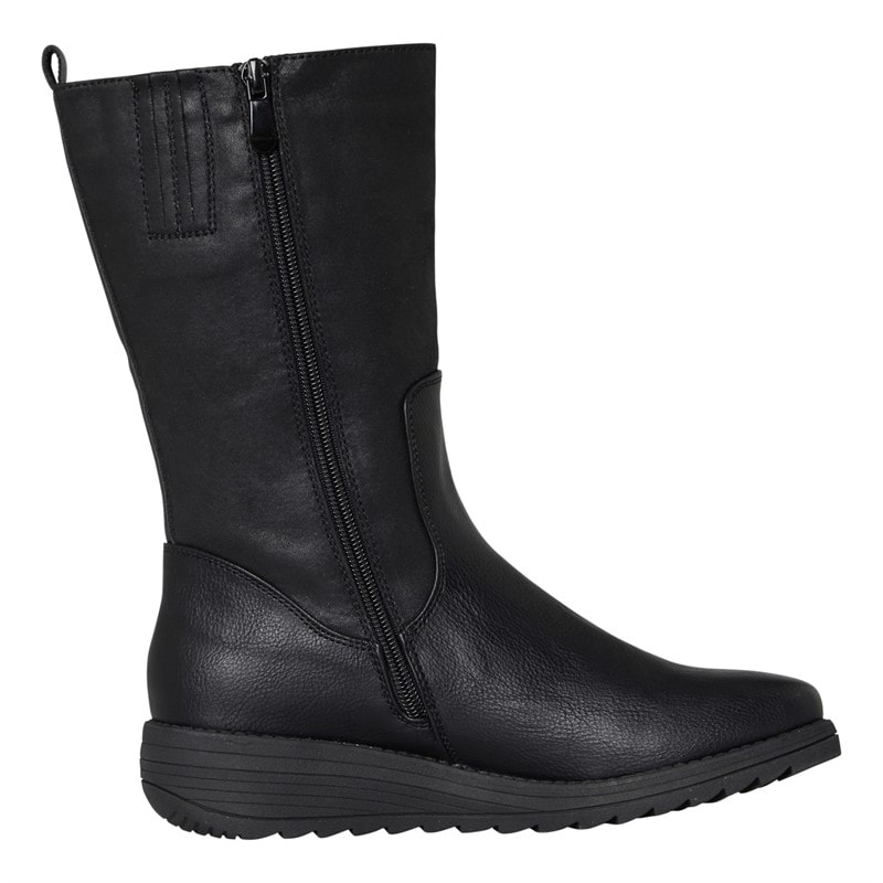 Lotus Womens Valmoral Mid Calf Boots Black - Image 4