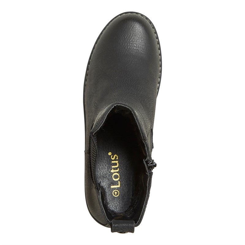 Lotus Womens Reese Chelsea Boots Black - Image 4