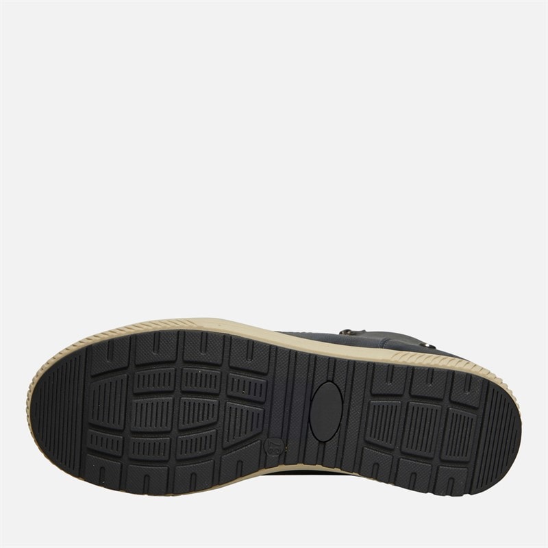 Lotus Womens Bellatrix Side Zip Hi Top Trainers Navy - Image 3