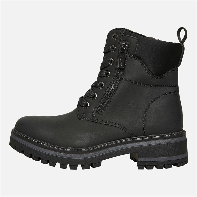 Lotus Womens Dorset Lace Up Boots Black - Image 2