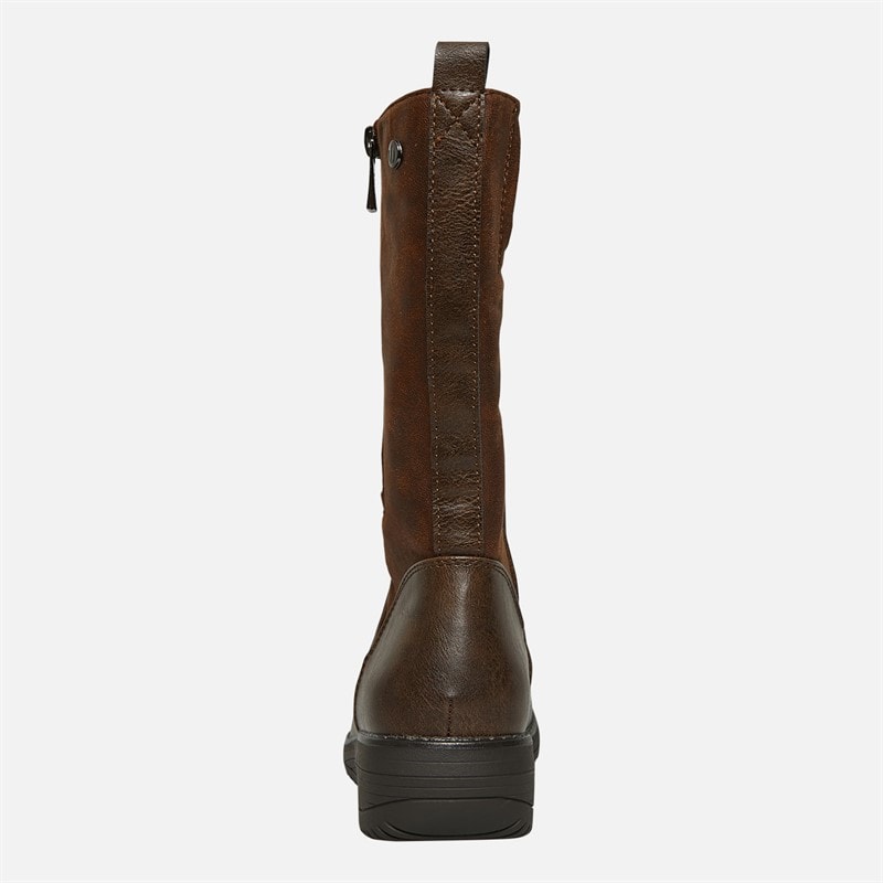 Lotus Womens Valmoral Mid Calf Boots Brown - Image 4