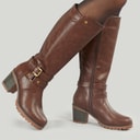 Lotus Womens Melina Knee High Boots Brown