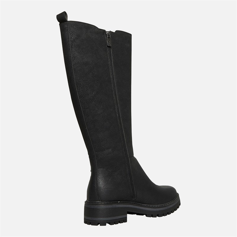 Lotus Womens Padova Knee High Boots Black - Image 5