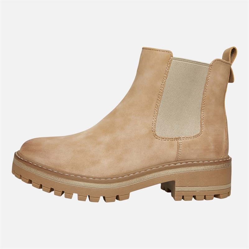 Lotus Womens Lottie Chelsea Boots Taupe Nubuck - Image 2
