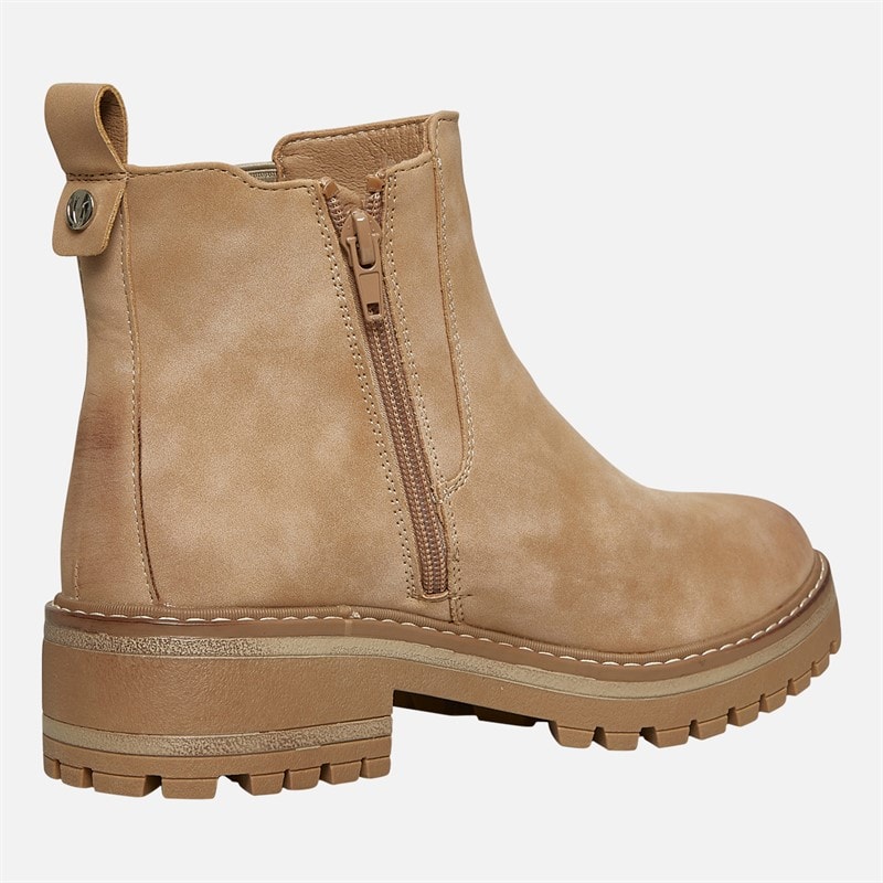 Lotus Womens Lottie Chelsea Boots Taupe Nubuck - Image 5