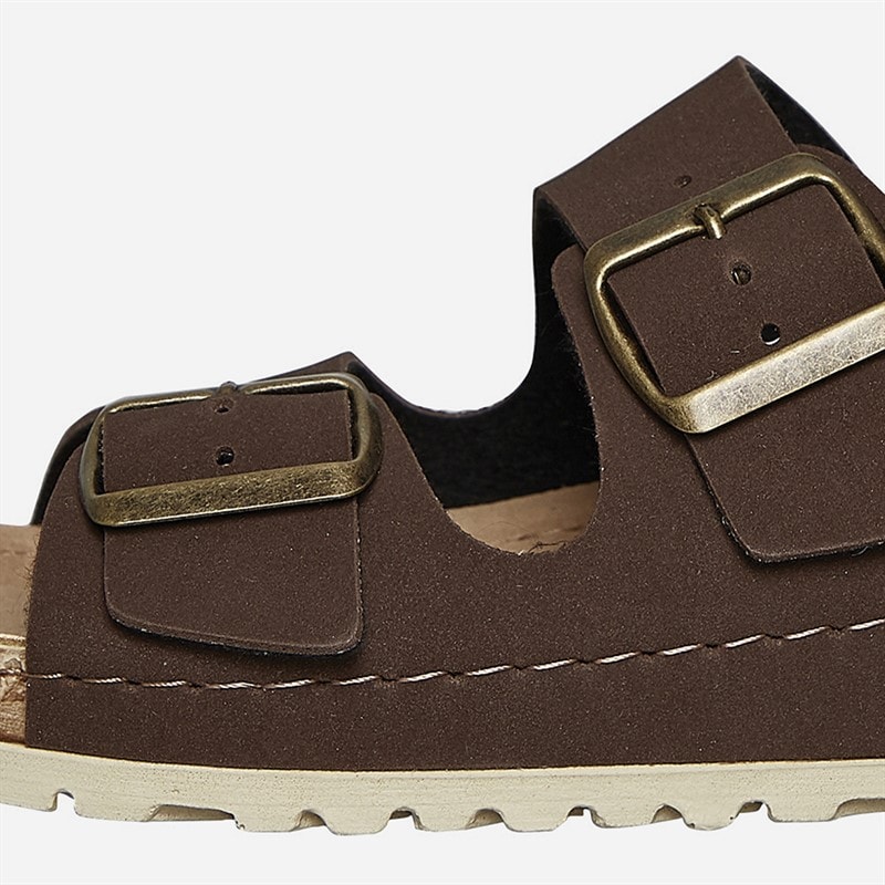 Lotus Mens Cortona Double Buckle Sandals Brown - Image 5