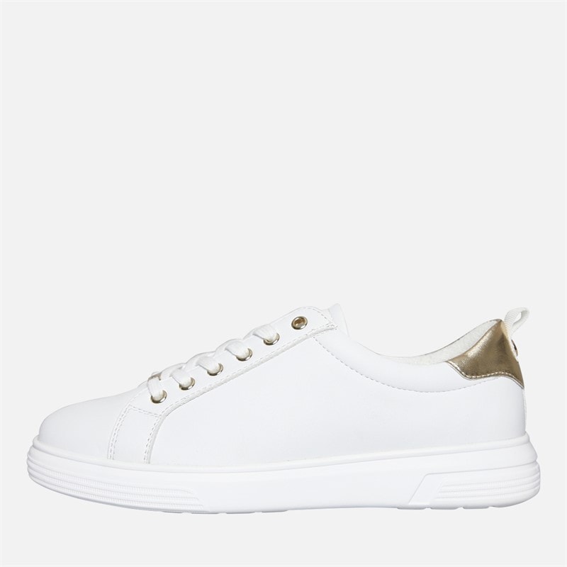 Lotus Womens Matia Zip Detail Trainers White - Image 2