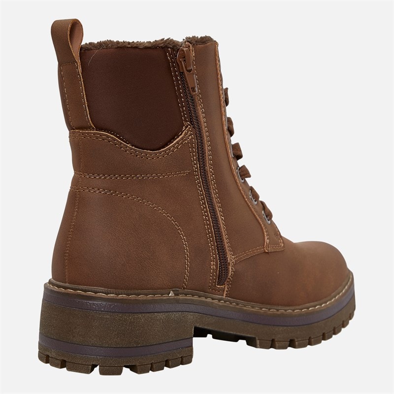 Lotus Womens Dorset Lace Up Boots Chestnut - Image 5