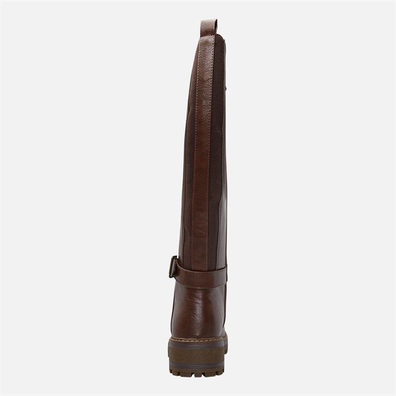 Lotus Womens Devon Knee High Boots Brown - Image 4
